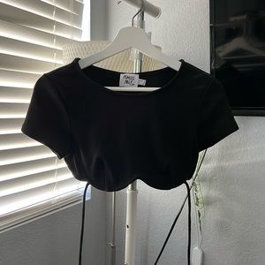 Princess Polly Cropped Shortleeve Top